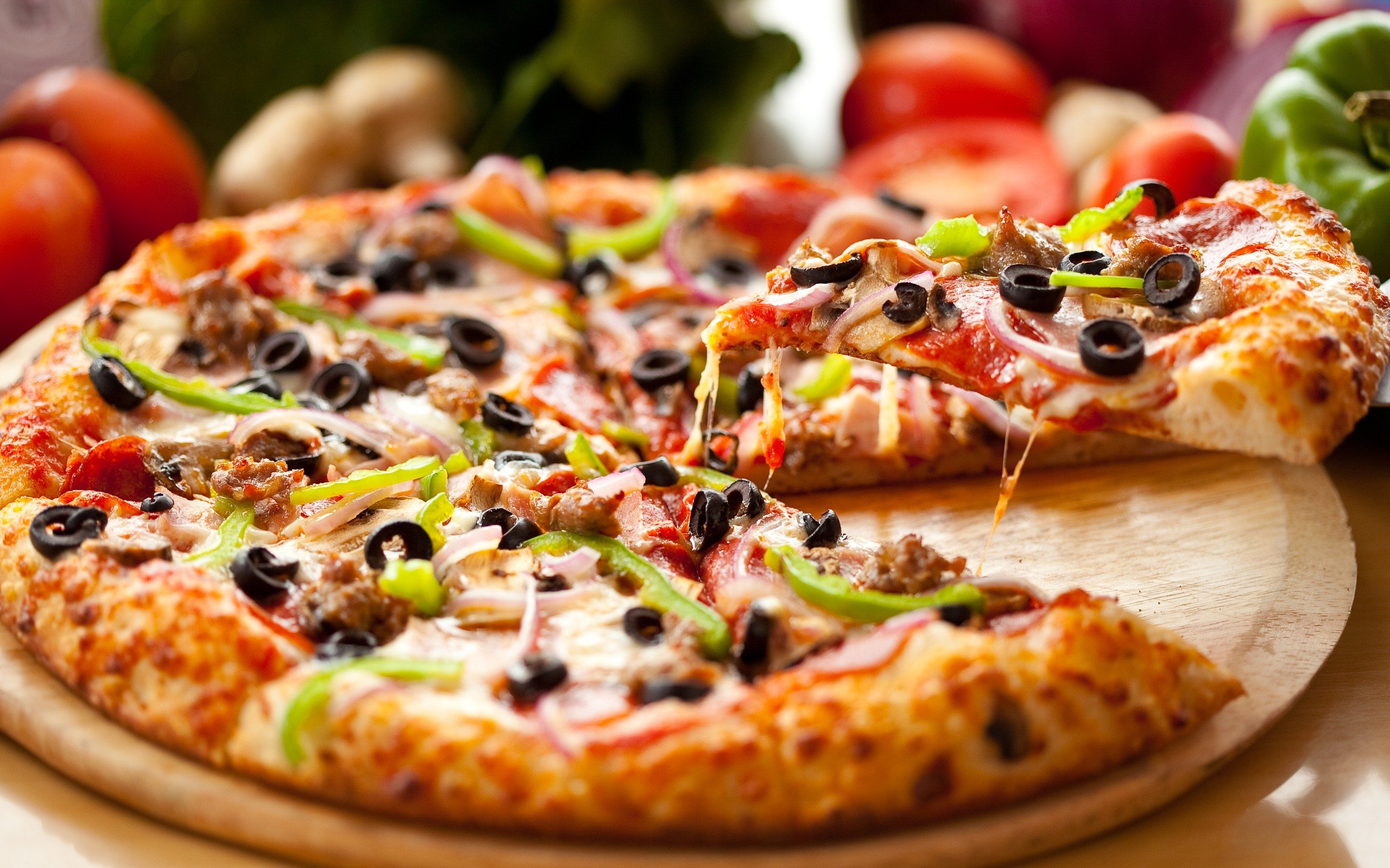 Variedad de pizzas artesanales