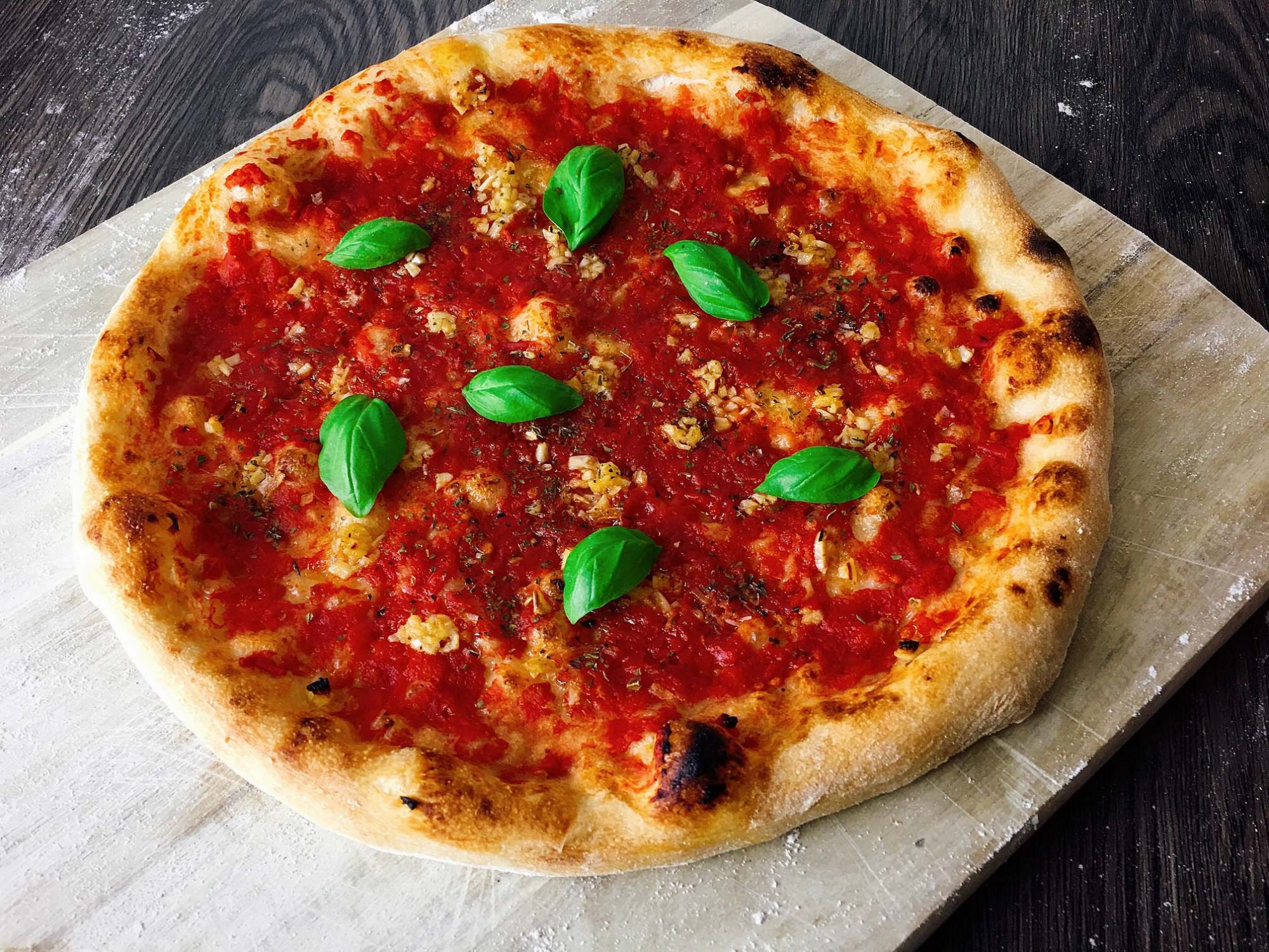 Diversidad de sabores, pizza marinera